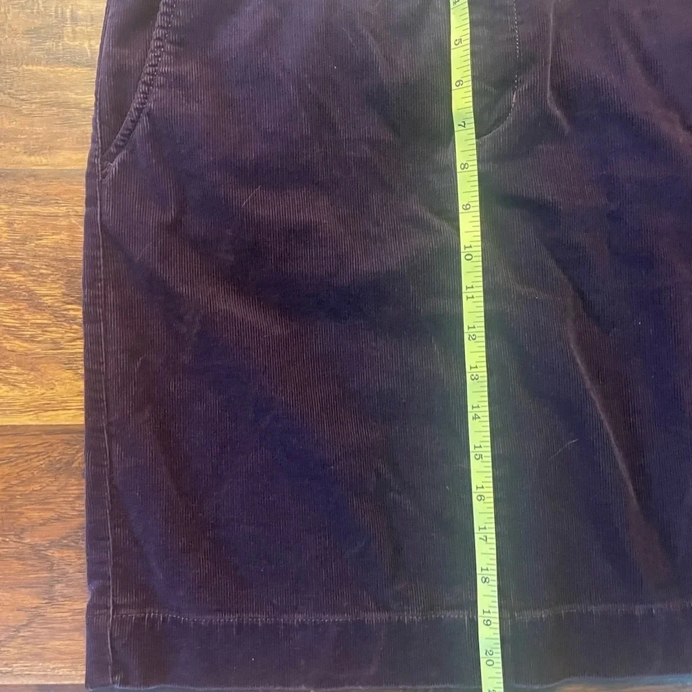 Eddie Bauer Rich Purple Pencil Skirt